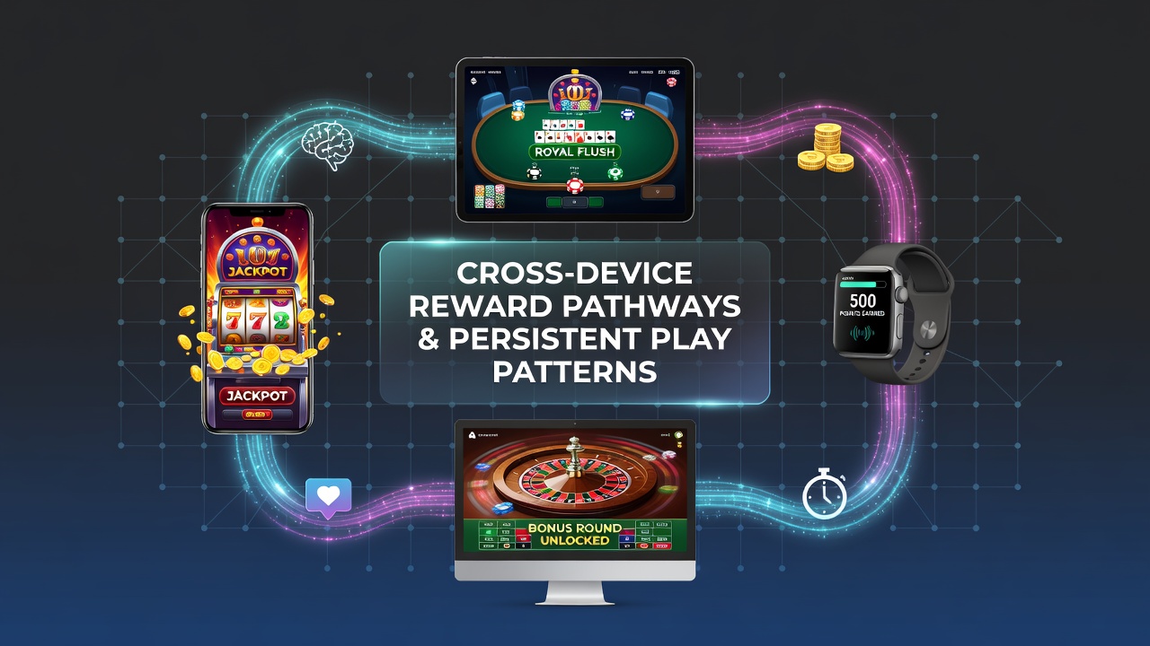 Visualisierung von geräteübergreifenden Belohnungspfaden in mobilen Casino-Umgebungen mit synchronisierten Fortschrittsanzeigen auf Smartphone, Tablet und Desktop