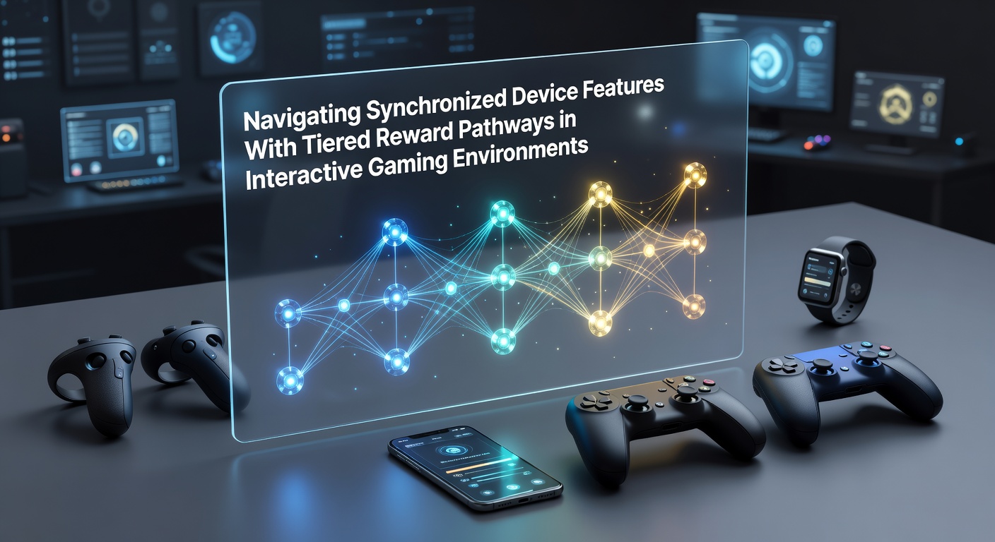 Synchronisierte Geräte in interaktiven Gaming-Umgebungen mit Belohnungspfaden